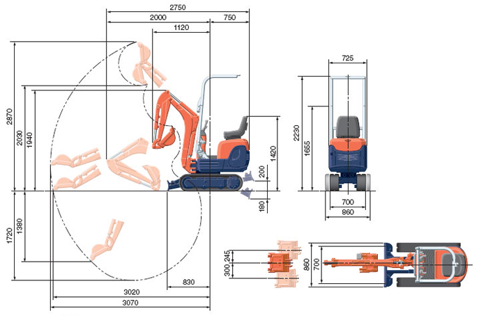 kubota k008  